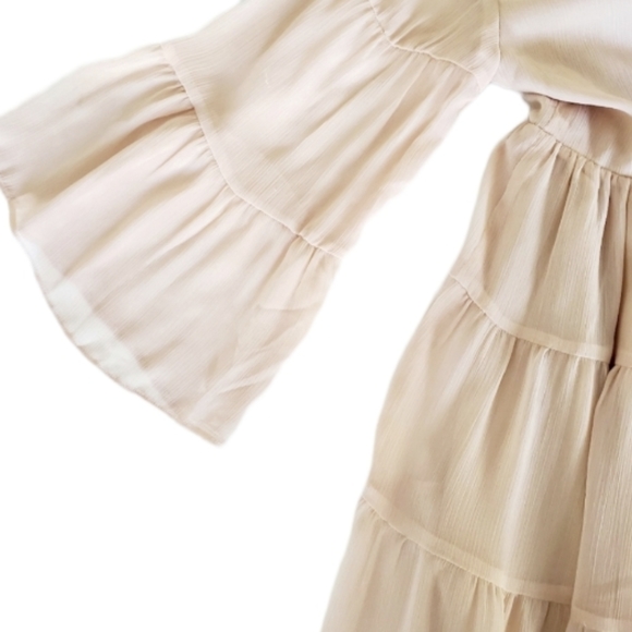 Endless Rose Bell Sleeve Pink Blush Dress - Picture 5 of 8